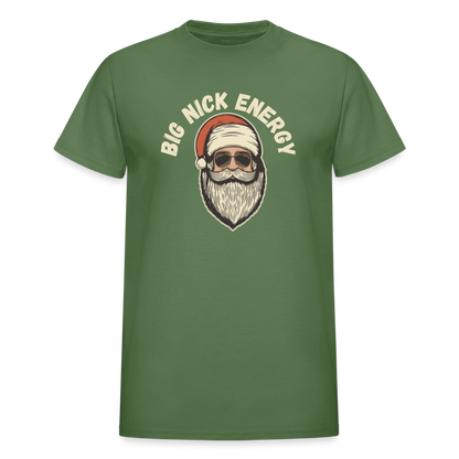 BIG NICK ENERGY Gildan Ultra Cotton Adult T-Shirt - military green