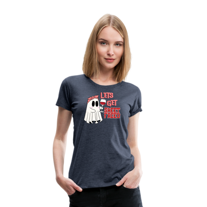 BENNETT PEACH SHEETFACED Women’s Premium T-Shirt - heather blue