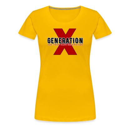 GEN X FAFO Women’s Premium T-Shirt - sun yellow