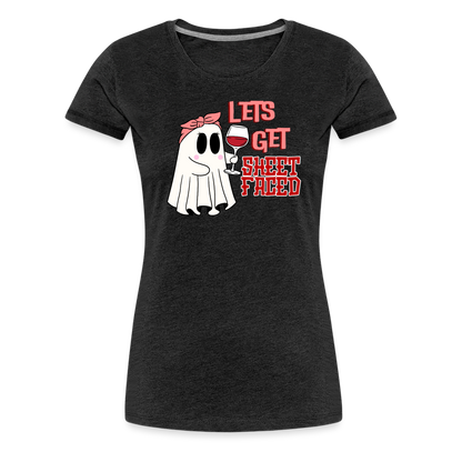 BENNETT PEACH SHEETFACED Women’s Premium T-Shirt - charcoal grey