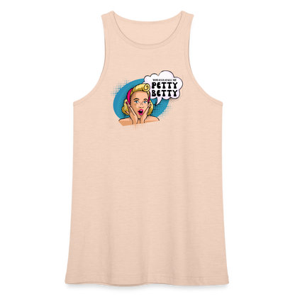 BENNETT PEACH "PETTY BETTY" American Apparel Women’s Racerneck Tank - natural