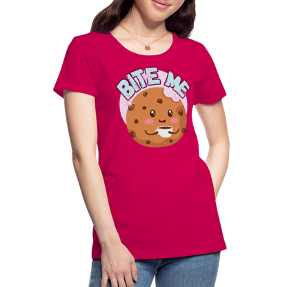 Bite Me – Women’s Premium T-Shirt - dark pink