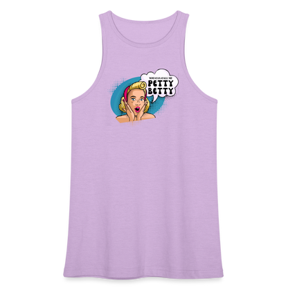 BENNETT PEACH "PETTY BETTY" American Apparel Women’s Racerneck Tank - lilac