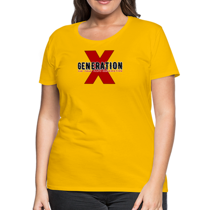GEN X FAFO Women’s Premium T-Shirt - sun yellow