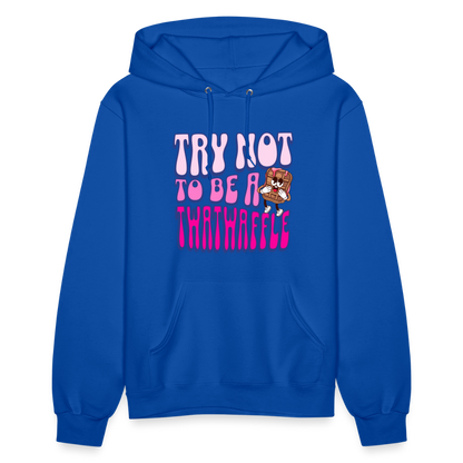 BENNETT PEACH TWATWAFFLE Women's Hoodie - royal blue