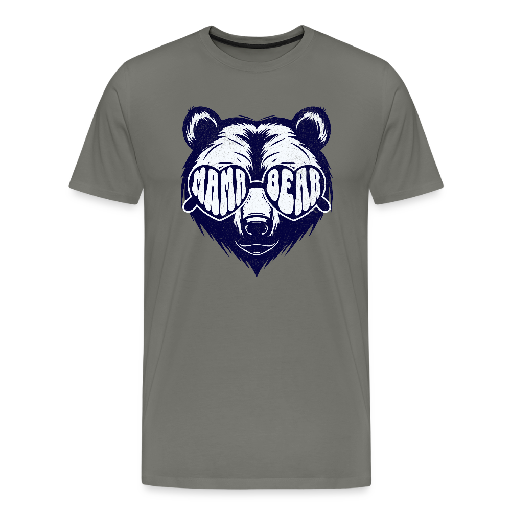 MAMA BEAR UNISEX Premium T-Shirt - asphalt gray