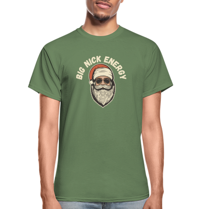 BIG NICK ENERGY Gildan Ultra Cotton Adult T-Shirt - military green