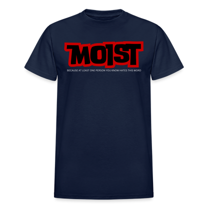 MOIST Gildan Ultra Cotton Adult T-Shirt - navy