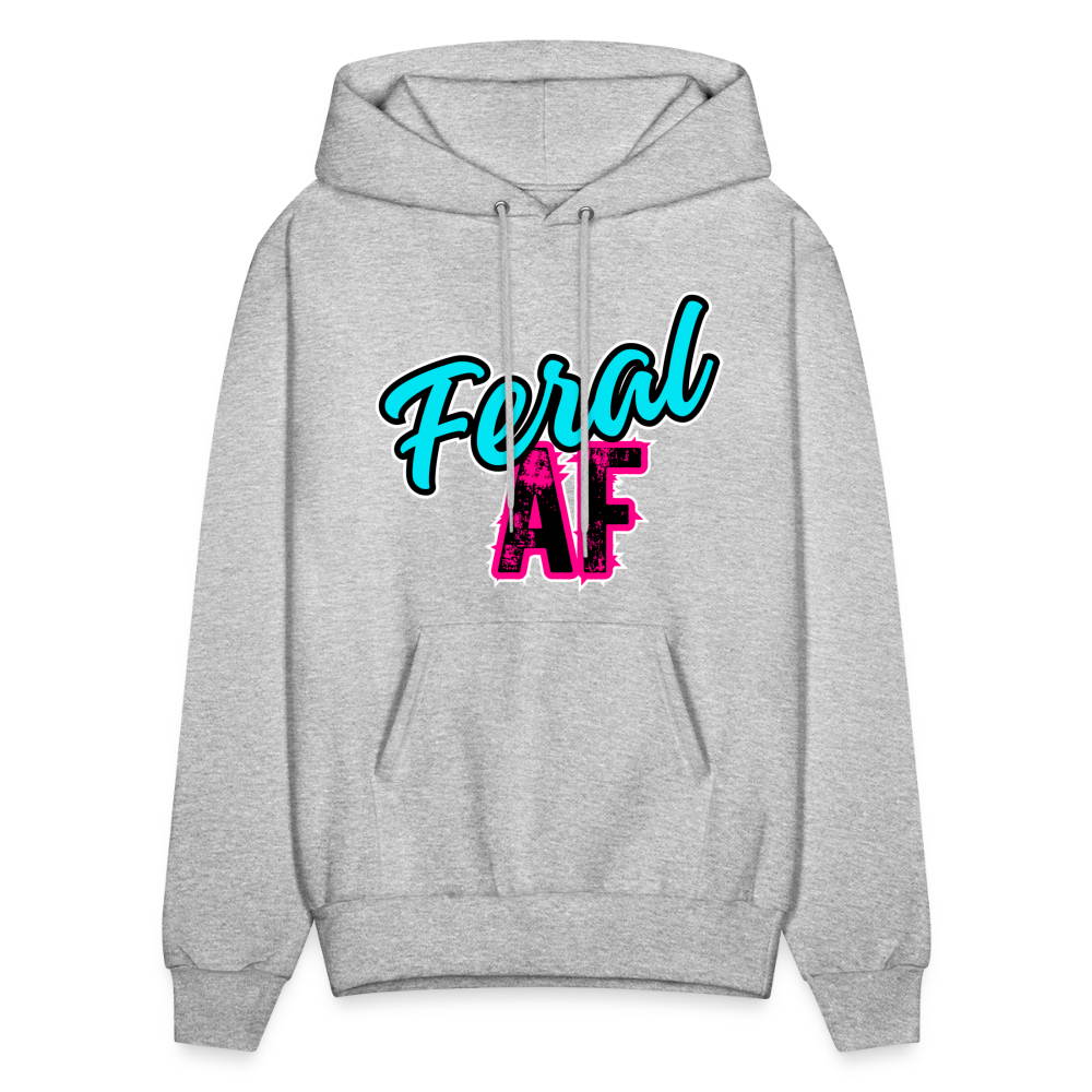 Feral AF Unisex Hoodie - heather gray