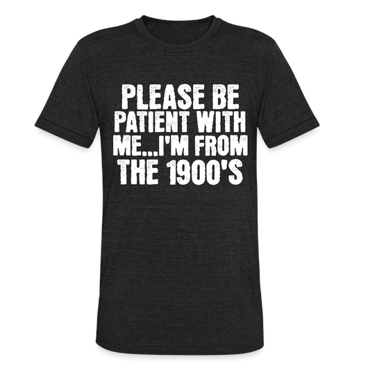 BENNETT PEACH FROM THE 1900S Unisex Tri-Blend T-Shirt - heather black