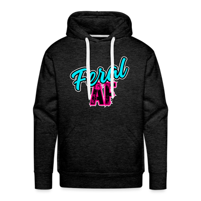 Feral AF Unisex Sizing Premium Hoodie - charcoal grey