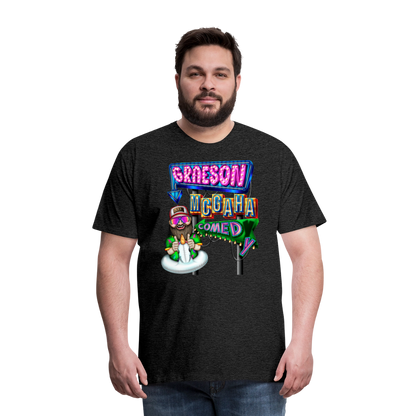 Unisex Graeson Mcgaha Comedy Men's Premium T-Shirt - charcoal grey