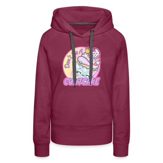 "Cupcake" – Women’s Premium Hoodie - burgundy