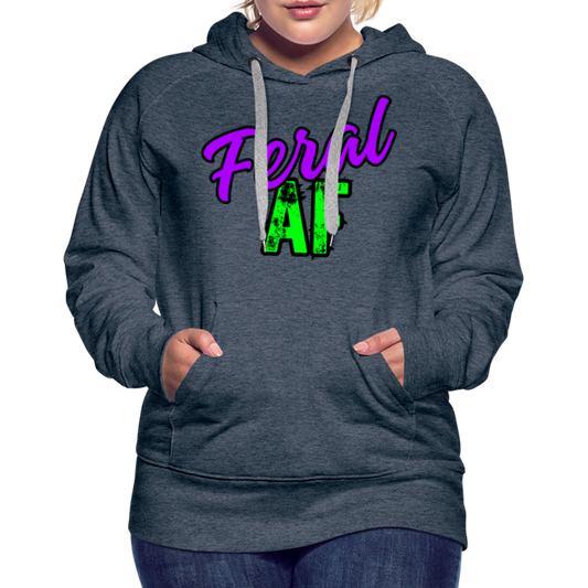 FERAF AF Women’s Premium Hoodie - heather denim