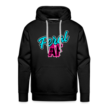Feral AF Unisex Sizing Premium Hoodie - black