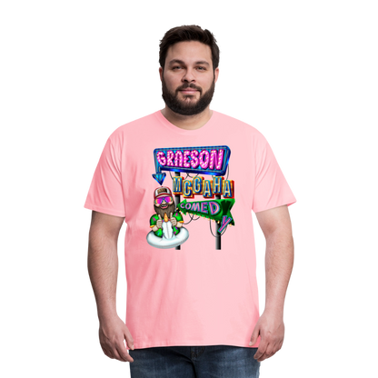 Unisex Graeson Mcgaha Comedy Men's Premium T-Shirt - pink