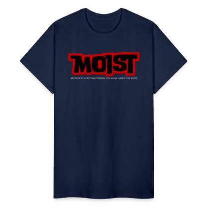 MOIST Gildan Ultra Cotton Adult T-Shirt - navy