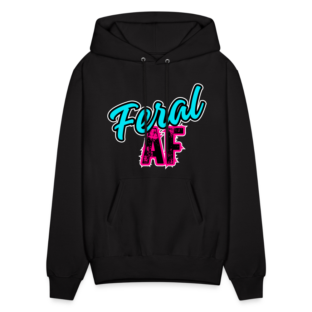 Feral AF Unisex Hoodie - black