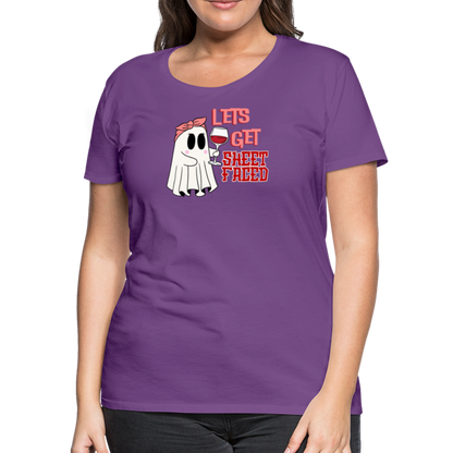 BENNETT PEACH SHEETFACED Women’s Premium T-Shirt - purple