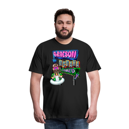 Unisex Graeson Mcgaha Comedy Men's Premium T-Shirt - black