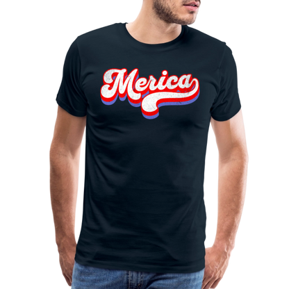 MERICA Men's Premium T-Shirt - deep navy