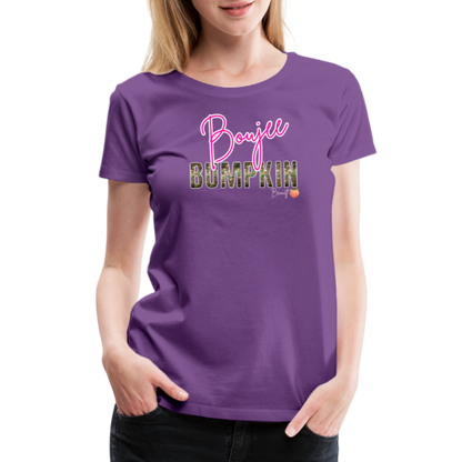 BENNETT PEACH BOUJEE BUMPKIN Women’s Premium T-Shirt - purple