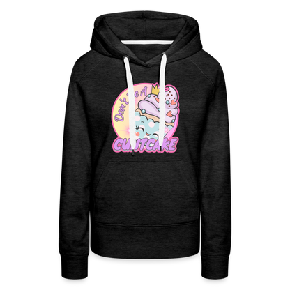 "Cupcake" – Women’s Premium Hoodie - charcoal grey