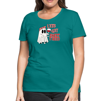 BENNETT PEACH SHEETFACED Women’s Premium T-Shirt - teal