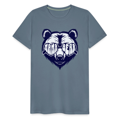 MAMA BEAR UNISEX Premium T-Shirt - steel blue