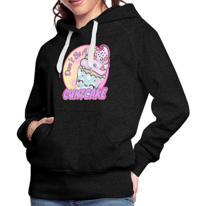 "Cupcake" – Women’s Premium Hoodie - charcoal grey