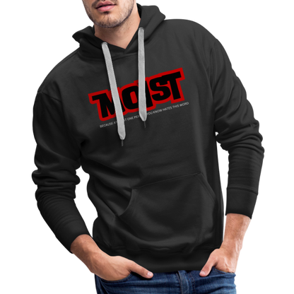 MOIST Men’s Premium Hoodie - black
