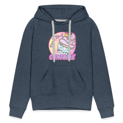 "Cupcake" – Women’s Premium Hoodie - heather denim
