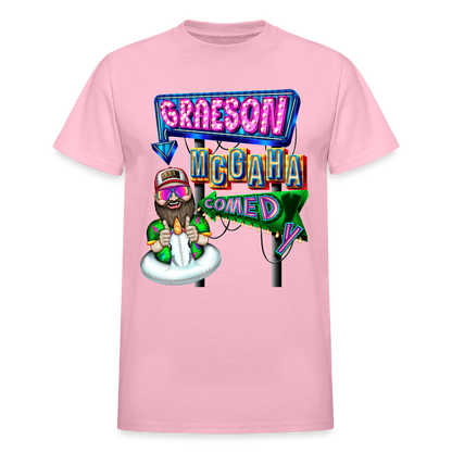 GRAESON MCGAHA COMEDY Gildan Ultra Cotton Adult T-Shirt - light pink