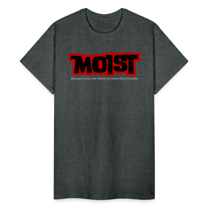 MOIST Gildan Ultra Cotton Adult T-Shirt - deep heather