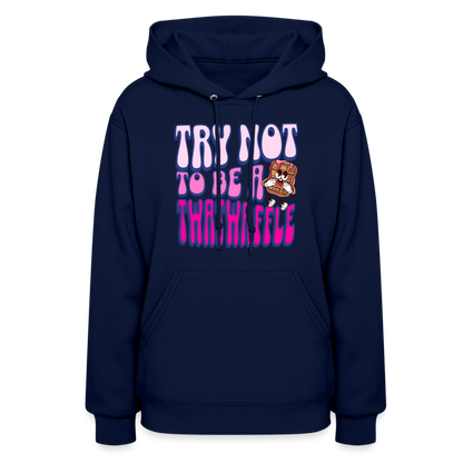 BENNETT PEACH TWATWAFFLE Women's Hoodie - navy