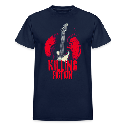 BENNETT PEACH "KILLING FICTION" Gildan Ultra Cotton Adult T-Shirt - navy
