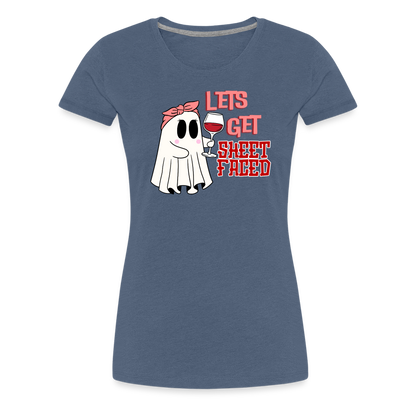 BENNETT PEACH SHEETFACED Women’s Premium T-Shirt - heather blue