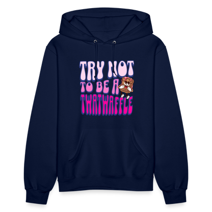 BENNETT PEACH TWATWAFFLE Women's Hoodie - navy