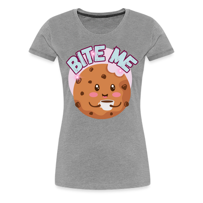 Bite Me – Women’s Premium T-Shirt - heather gray