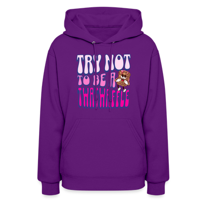BENNETT PEACH TWATWAFFLE Women's Hoodie - purple