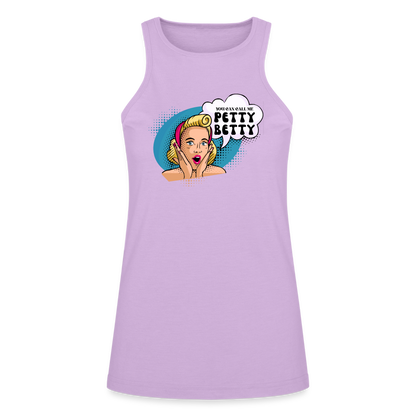 BENNETT PEACH "PETTY BETTY" American Apparel Women’s Racerneck Tank - lilac