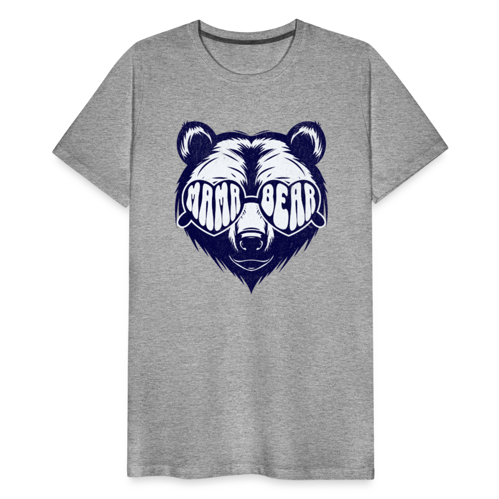 MAMA BEAR UNISEX Premium T-Shirt - heather gray