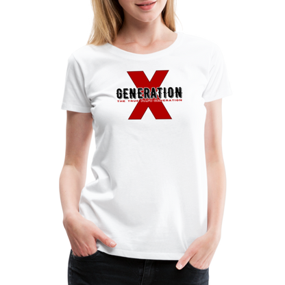 GEN X FAFO Women’s Premium T-Shirt - white