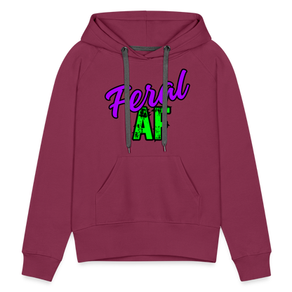 FERAF AF Women’s Premium Hoodie - burgundy