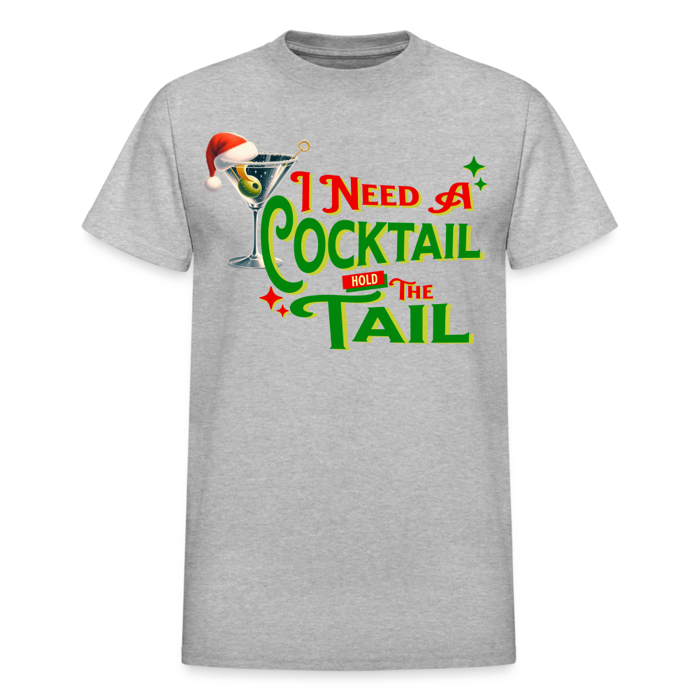 BENNETT PEACH NEED A COCKTAIL Gildan Ultra Cotton Adult T-Shirt - heather gray