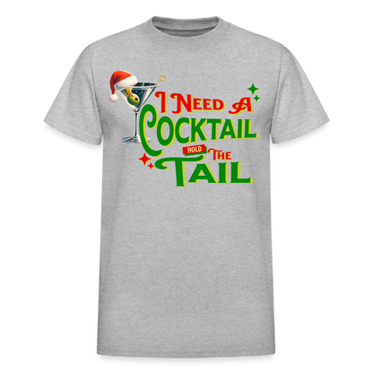 BENNETT PEACH NEED A COCKTAIL Gildan Ultra Cotton Adult T-Shirt - heather gray
