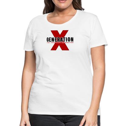 GEN X FAFO Women’s Premium T-Shirt - white