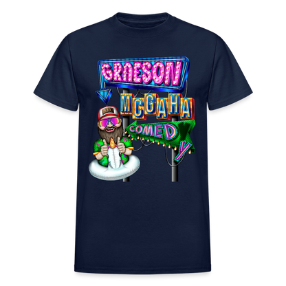 GRAESON MCGAHA COMEDY Gildan Ultra Cotton Adult T-Shirt - navy
