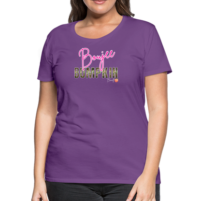 BENNETT PEACH BOUJEE BUMPKIN Women’s Premium T-Shirt - purple