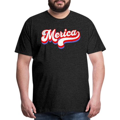 MERICA Men's Premium T-Shirt - charcoal grey